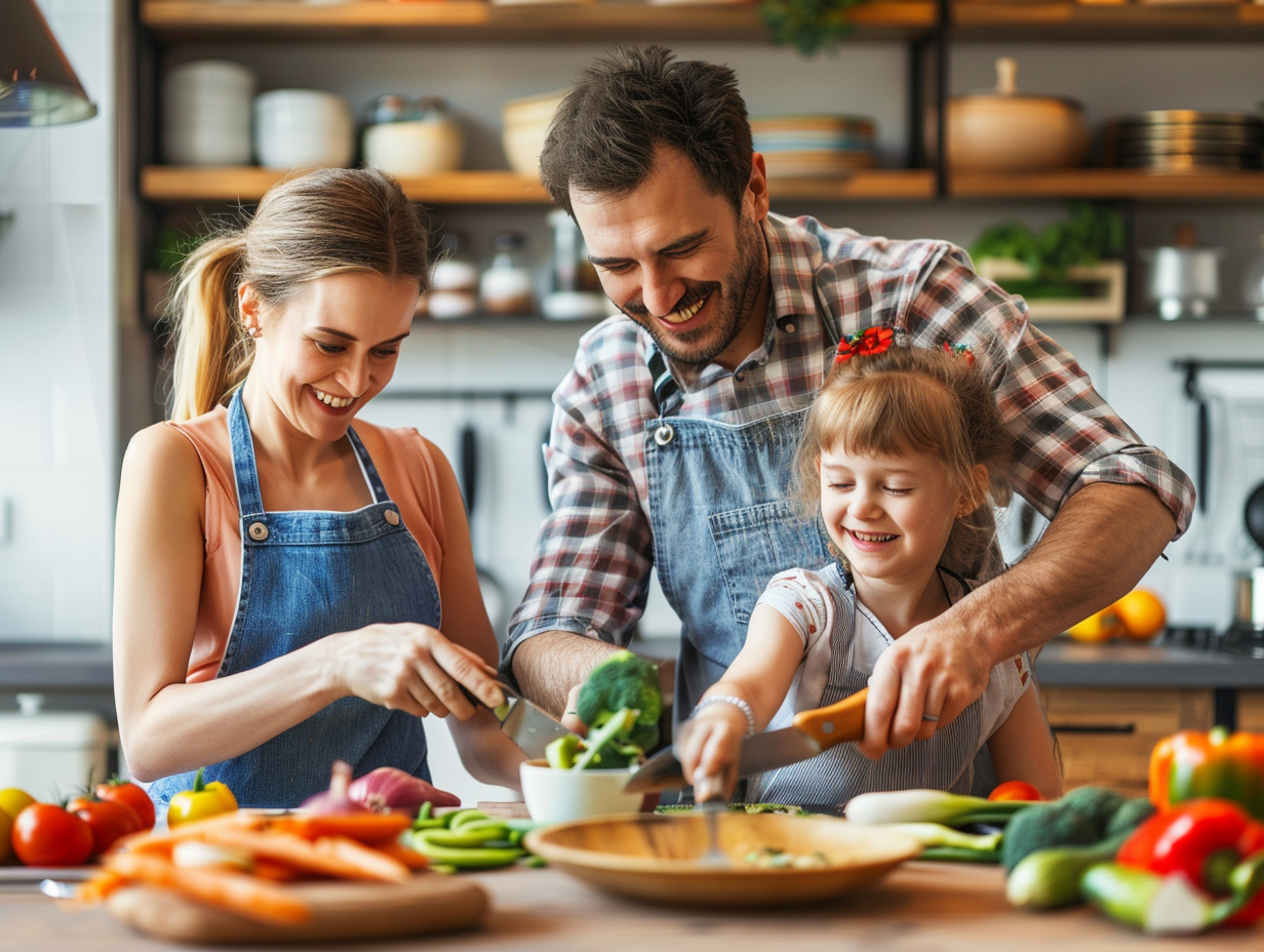 Збалансоване харчування - свіжі овочі та здорова їжа